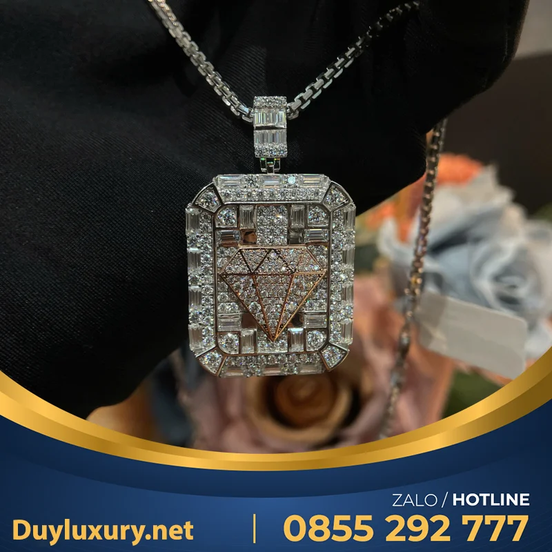 Vòng Cổ Nam Vàng Trắng 18K